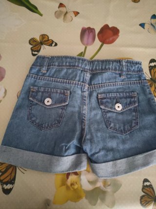 Pantalón corto vaquero niña Zara