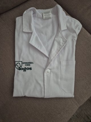 Bata de laboratorio colegio Logos