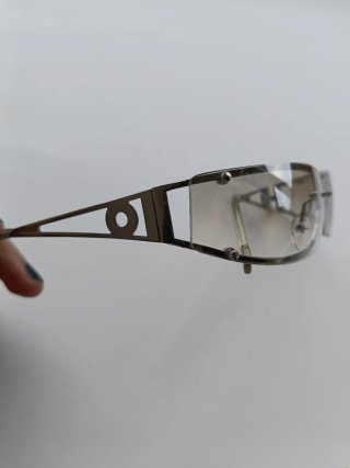 Gafas Y2K Transparentes Lujo