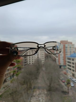 Gafas Y2K Transparentes Lujo