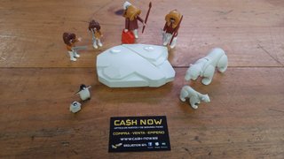 PLAYMOBIL ANTIGUO SET ESQUIMALES CON 5 FIGURAS