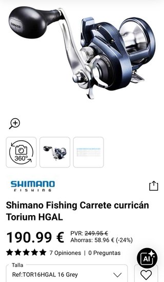 Equipos currican Shimano