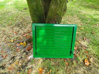 Rejilla de ventilación verde
