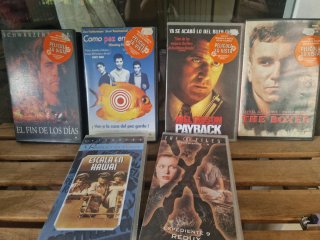 Lote 6 Películas VHS Acción/Aventura