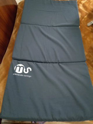 Colchón Plegable Cuna Azul Marino