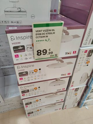 Ventilador Techo LED Silencioso
