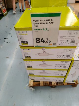 Ventilador Techo LED Silencioso
