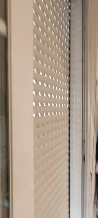 Ventana Balcón Corredera Aluminio Blanco 2,38x1,24