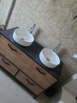 2 Lavabos de Cerámica Blancos