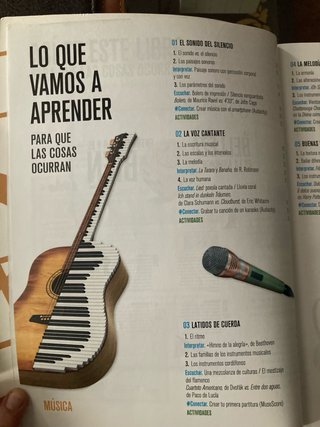 Música I, Secundaria Edelvives