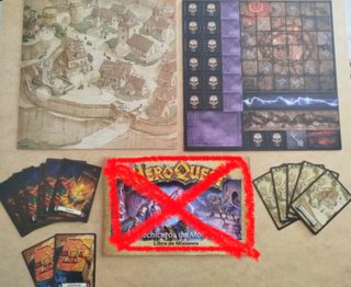 Liquidación Heroquest Morcar Losetas y Cartas