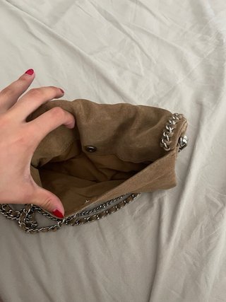 Bolso de ante marrón