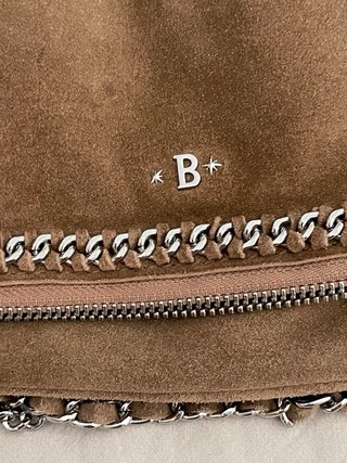 Bolso de ante marrón