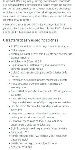 Funda guitarra Casket by Warwick Deluxe Line nueva