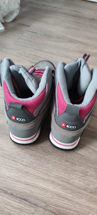 Botas +8000 Talla 38 Gris/Rosa