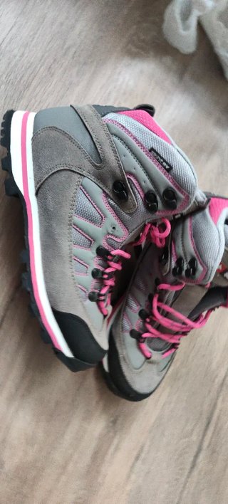 Botas +8000 Talla 38 Gris/Rosa