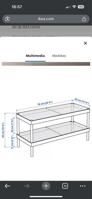 Estantería Ikea Blanca Plástico