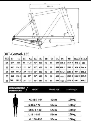 NUEVO Cuadro Gravel  Talla 54