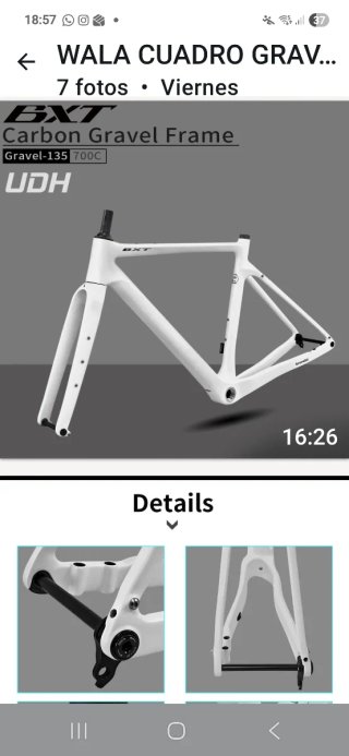 NUEVO Cuadro Gravel  Talla 54