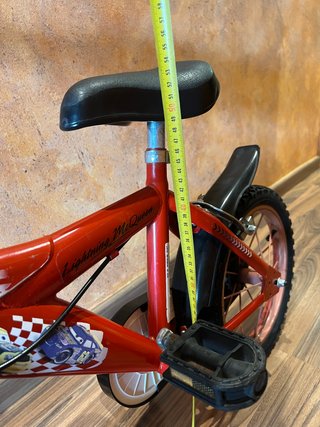 Bicicleta Infantil Roja Rayo McQueen