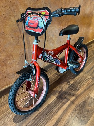 Bicicleta Infantil Roja Rayo McQueen