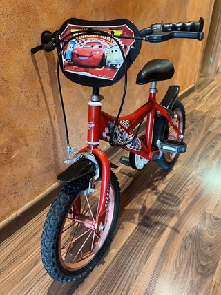 Bicicleta Infantil Roja Rayo McQueen