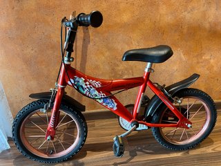 Bicicleta Infantil Roja Rayo McQueen