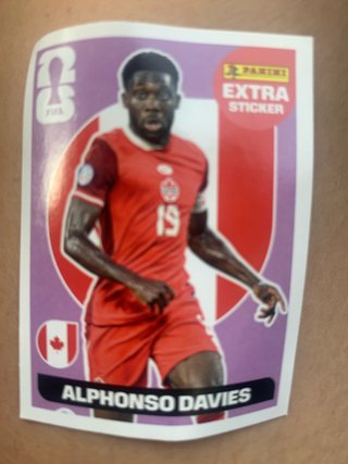 Cromo Extra Alphonso Davies Panini