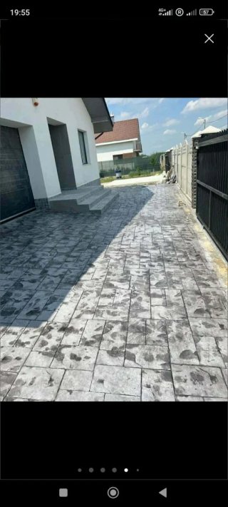 Hormigón impreso para exteriores
