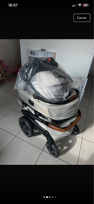 Carro Nuna Capazo y Silla Coche