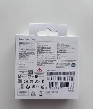 Auriculares Xiaomi Redmi Buds 6 Play Negros