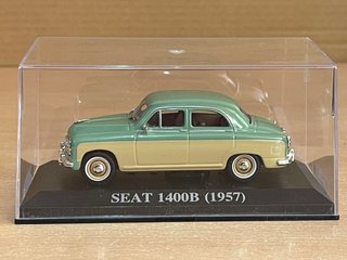 SEAT 1400B (1957) matrícula Tarragona 1:43 diecast