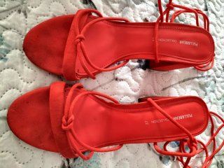 Sandalias Pull&Bear rojas talla 37