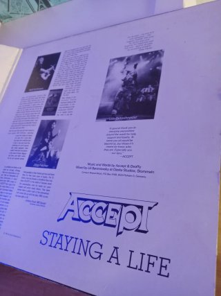 Accept - Staying A Life Vinilo Heavy Metal