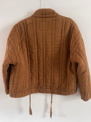 Chaqueta acolchada Zara marrón