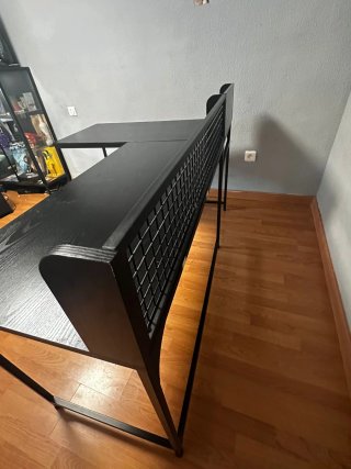 Escritorio Negro L 165x110x75x55