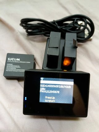 Cámara Deportiva SJCAM Negra + Accesorios