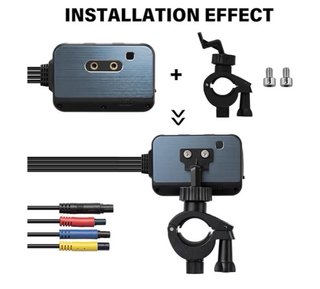 Dashcam Moto 1080P Delantera y Trasera