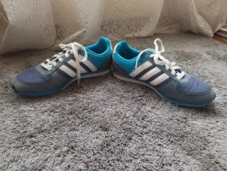 Zapatillas Adidas Neo City Racer Azul/Gris