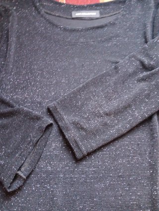 Vestido negro con brillo Talla L nuevo
