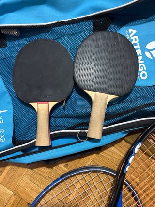 Set di racchette da tennis e badminton