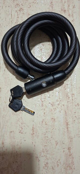 Candado para bicicleta BTWIN 120 con 2 llaves
