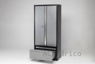 Armario Alto con Puerta Doble y Cajonera Inferior Alyco 192853