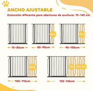 Puerta de seguridad para mascotas