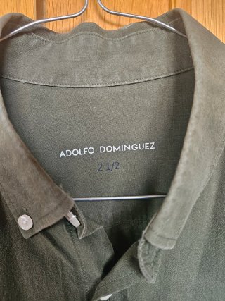 Camisa Adolfo Domínguez Verde Talla M