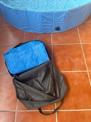 Piscina para perros plegable con funda para prote