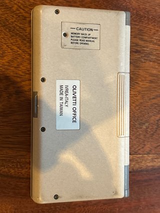 Olivetti D2000 Electronic Note Book