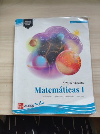 Libro Matemáticas I 1 Bachillerato