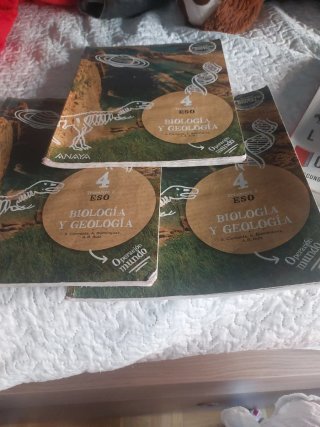 Libro biología y geología  4 eso