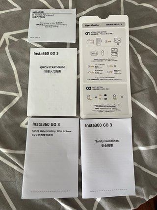 Insta360 GO 3 128 GB Cámara de Acción Blanca